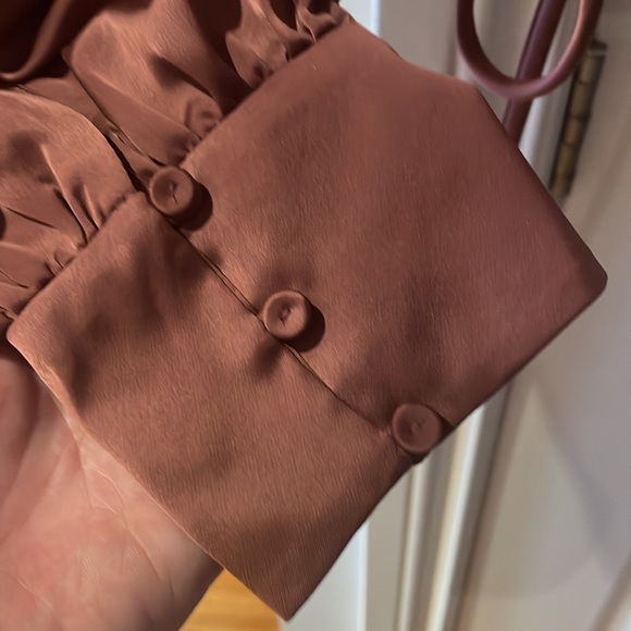 Wilfred Aritzia large rose pink lily blouse - Picture 8 of 8